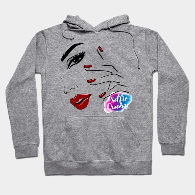 Selfie Queen Hoodie by Sen International